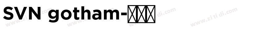 SVN gotham字体转换